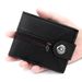 Wallet Card Cases Men's Short Wallet Simple Magnetic Buckle Wallet With Zipper Multiple Card Slots Large Capacity Coin Pocket Men's Wallet_viptrois.com