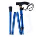 Aluminum Alloy Climbing Telescopic Folding 6 Colors Hiking Non-slip Cane Reinforced Adjustable 5-section Elderly Walking_viptrois.com
