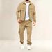 Men's Workwear Trousers - Breathable Long Sleeve Casual Pants For Outdoor & Everyday Wear_viptrois.com
