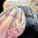 Pure Gradient Pink Sweater For Men 2025 New Autumn Winter Atmosphere American Style Lazy Couple Mink Knitted Base Shirt_viptrois.com