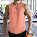 2024 Leisure Quick Drying Tank Men's Sleeveless Kam Shoulder Straddle Basketball Training Sports Running Trendy Top_viptrois.com