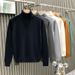 Men's Clothing Autumn And Winter Turtleneck Sweater Loose Warm Sweater Thick Bottoming Sweater_viptrois.com