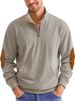 Men's Clothing Outdoor Leisure Stand Up Collar Outdoor Casual Stand Collar Corduroy Knit Pullover Hoodie Stylish Comfortable For Urban Travel Wear_viptrois.com