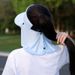 Women's Wide Brim UV Sun Hat - Cooling Fabric With Detachable Neck Cover For Cycling & Travel_viptrois.com
