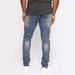 Men's Clothing high-quality men's worn-out stretch jeans skinny jeans men's jeans_viptrois.com