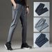 Men's All-Season Thermal Fleece-Lined Waterproof Jogger Pants For Gym, Outdoor Running & Sports (Black/Blue/Gray, Plus Thick & Fleece Options)_viptrois.com