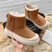 Men's Shoes Niche Genuine Leather Snow Boots Men's Warm Non Slip Fur And Fur Short Boots Casual Low Top Cotton Shoes Women_viptrois.com