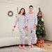 Christmas tree car full of flowers Christmas family clothing printed home clothes pajamas_viptrois.com