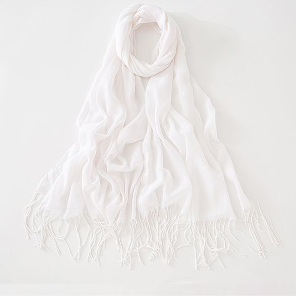 23 Colors New Hot Selling Bamboo Cotton Tassel Solid Color Long Scarf Malaysia Boutique Versatile Head Soft Scarf_viptrois.com