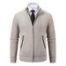 Men’s Rabbit Wool Blend Zip-Up Sweater Jacket – Cozy & Stylish Winter Knitwear With Fleece Lining (Sizes M-3XL)_viptrois.com