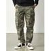 Men's Clothing Loose Straight Leg Camouflage Cargo Pants American Street Retro Style Tapered Heavyweight Tactical Military Washed Trendy Brand_viptrois.com
