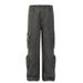 Men's Clothing Retro Distressed Multi Pocket Straight Overalls For Men And Women Casual Loose Trousers Trendy Brand INS_viptrois.com