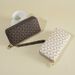 Wallet Card Cases Men's And Women's Long Wallet Fashionable Large Capacity Simple Windmill Print Pu Change Clutch Mobile Phone Bag_viptrois.com
