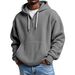Men's Casual Long Sleeve Sweatshirt – Soft & Comfortable Pullover For Everyday Wear (Black/Gray, Standard Fit)_viptrois.com
