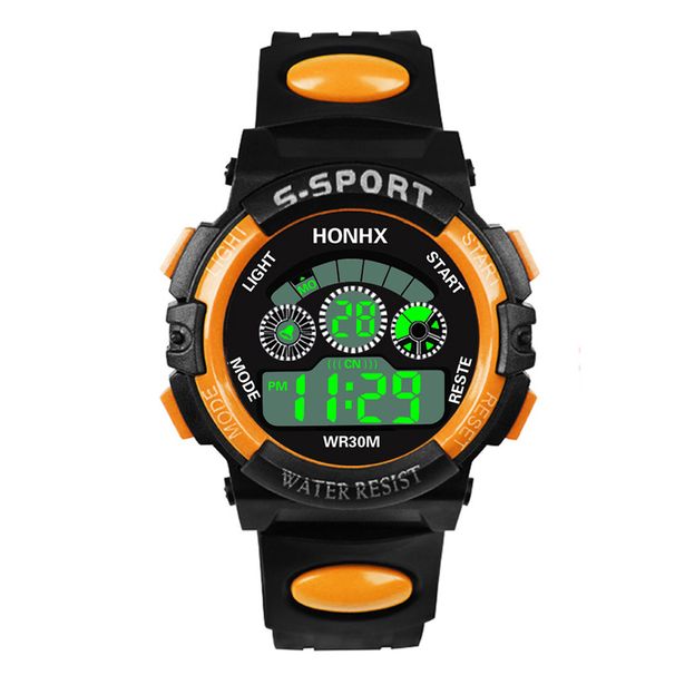 Children's watch Male and female students children's electronic watch LED luminous multifunctional watch ins Unicorn electronic watch_viptrois.com