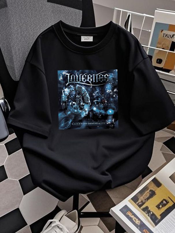 NWT Popular Lovebites Clockwork Immortality Japanese Power Music T Shirt S 4XL Summer Unisex Stretched Graphic Soft Casual Top For Everyday Wear_viptrois.com
