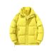 Men's Clothing New Cotton Coat Men's Fake Two Piece Winter Thickened Coat Solid Color Fashion Cotton Coat Trendy Print LOGO_viptrois.com