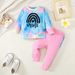 Kids’ Clothing Girls Mixed Dye Suit_viptrois.com