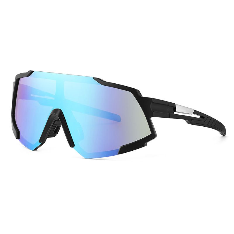 Women's Glasses Sports Sunglasses For Men Outdoor Cycling And Mountaineering Goggles Large Frame One Piece Fashionable Colorful Sunglasses_viptrois.com