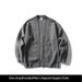 Pure 25 Autumn Winter New Men's Fashion Lazy Style Cardigan Sweater Simple Solid Color Casual Loose Knitted Jacket_viptrois.com