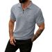 Men's Zippered Polo Shirt With Jacquard Detailing – Breathable Polyester Casual T-Shirt With Chest Pocket | Relaxed Fit Short-Sleeve Top_viptrois.com