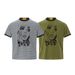 2026 New Heavy Printing Contrasting Color Short-sleeved T-shirt For Men And Women In Summer Loose Casual Fashion_viptrois.com