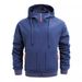 Loom Cross-Border Hot-Selling Zipper European And American Men's Popular Fleece Hoodie Cardigan With Hood Manufacturer_viptrois.com