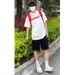 Men's Solid Color Straight Leg Shorts Vibe Street Basic Summer Outerwear Cool Hip Hop Five Point Sports Pants_viptrois.com
