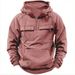 Men's Autumn And Winter Hooded Youth Sweatshirt Men's Hoodies Workwear Solid Color Casual Sweatshirt Jacket_viptrois.com
