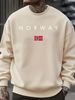 Autumn And Winter Men's Long Sleeved Round Neck Black Top Loose Casual Hoodie Hooded Hoodie_viptrois.com