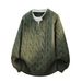 New Product, Autumn And Winter Knitted Sweater, Fake Two-piece Long-sleeved Sweater For Men_viptrois.com