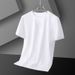 Men's Clothing Thin Large Size Short Sleeve Loose Fat Men's Clothing Letter Print Half Sleeve T Shirt Top Clothes_viptrois.com