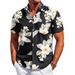 Men's Clothing Men's Shirt New Fashion Trend Short Sleeve Shirt 3D Digital Printing Holiday Printing_viptrois.com