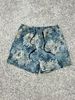 Men's Clothing Blue And White Flower Pattern Drawstring Shorts_viptrois.com