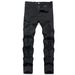 Men's Stretch Skinny Jeans Comfortable Slim Fit Denim Pants For Casual Wear Light Blue Wash_viptrois.com