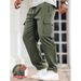 Men's Cargo Jogger Pants – Multi-Pocket Workwear Trousers, Straight Leg Casual Pants With Drawstring Waist For Gym & Streetwear_viptrois.com