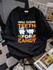 Dentist Dental Assistant Hygienist Halloween Tooth T-Shirt Slightly Women Top Graphic Tees Graphic Designer Clothes Top For Everyday Wear Streetwear Stretched Casual Comfortable Soft Breathable Unisex Female Fashion T-Shirt For Women Casual Stylish_viptrois.com