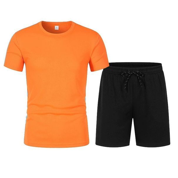 Summer Men's Short Sleeve Set Casual Versatile Breathable T-Shirt Sports Shorts Style_viptrois.com