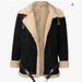 Men's Faux Suede Fleece Lined Winter Jacket - Thick Warm Coat With Stand Collar, Zipper Closure, Long Sleeve, Multiple Colors & Sizes_viptrois.com