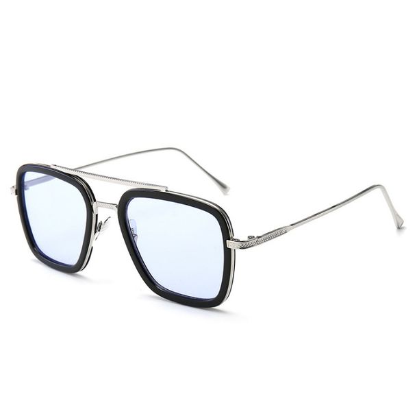 Unisex Sunglasses Men's Trend Glasses Fashion Square Frame Sunglasses_viptrois.com
