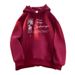 Men's Letter Print Hooded Sweatshirt – Fleece-Lined Thick Winter Pullover (M-5XL, 7 Colors)_viptrois.com