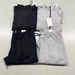 Men's Hooded Knit Sweatshirt & Jogger Set - Casual Lounge Wear For Spring & Fall - Soft Cotton Blend Fabric - Grey & Black_viptrois.com