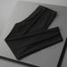 Luxury Men's Slim Fit Business Casual Trousers Tapered Leg High End Trendy Straight Leg Suit Trousers For Autumn_viptrois.com