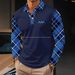 Pulse European And American Style Turn-down Collar Cross-border Two-piece Sports Polo Shirt For Men 24 New Version_viptrois.com