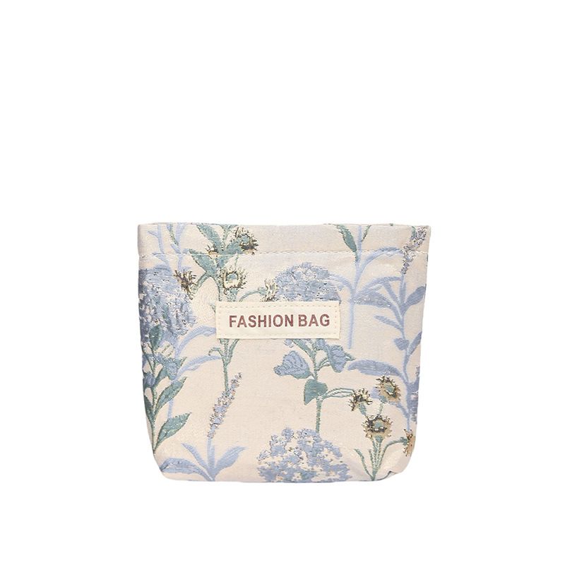 Women's Clutches & Evening Bags Gentle Cosmetic Bag Embossed Portable Travel Storage Wash Bag Large Canvas Cosmetic Bag_viptrois.com