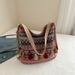 Women's Tote Bags Ethnic Characteristic Tote Bag, Women's Casual Travel Single-shoulder Bag, Fashionable Girl's Crossbody Tassel Bag_viptrois.com