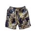 Men's Casual Bear Print Shorts Summer American Style Five Pockets Loose Fit Beach Wear_viptrois.com