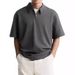 Men's Clothing Casual Zipper Tops Comfortable And Breathable Lapel Polo Shirts_viptrois.com