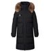 Men's Clothing Long Down Coat With Raccoon Fur Hood - 90% White Goose Down, Waterproof & Windproof, Ultra-Warm Winter Parka For Extreme Cold_viptrois.com