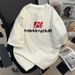 American 100% Pure Cotton Short T-shirt For Summer Boys, High-end Creative Ins White Letter Printed Half Sleeved Top_viptrois.com